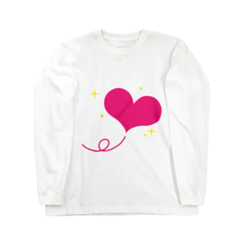 かわいいハートキラキラ Long Sleeve T-Shirt