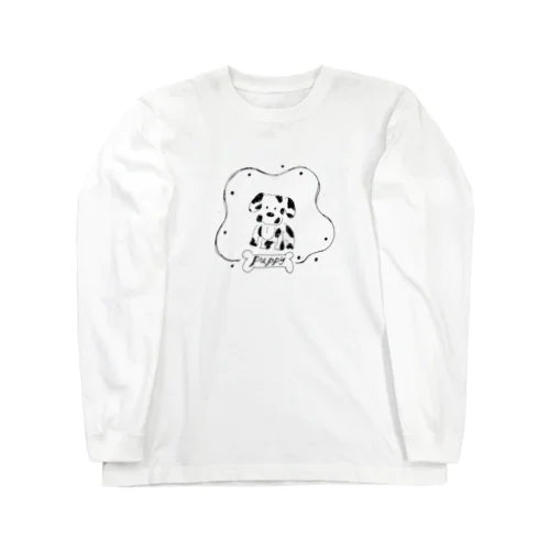 ダルメシアンの子犬 ロングスリーブTシャツ