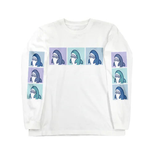 18匹のサメ Long Sleeve T-Shirt