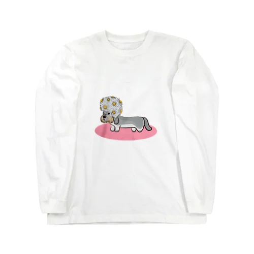 デイジーなダンディーディンモントテリア Long Sleeve T-Shirt