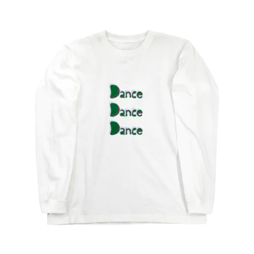 Dance_green ロングスリーブTシャツ