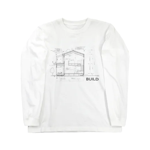 断面図 Long Sleeve T-Shirt