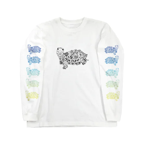 袖まで！  ダイヤモンドバックテラピン Long Sleeve T-Shirt