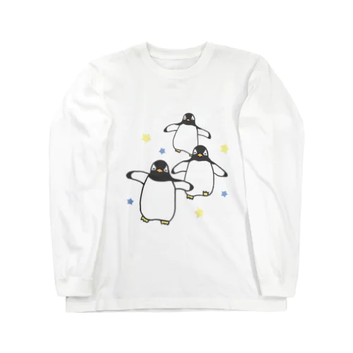 ジェンツーペンギンの襲来 Long Sleeve T-Shirt