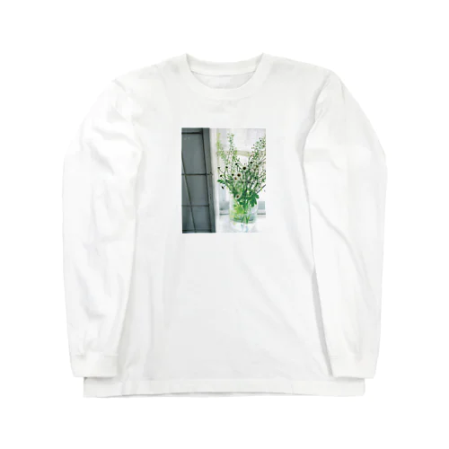 しろいお花 Long Sleeve T-Shirt