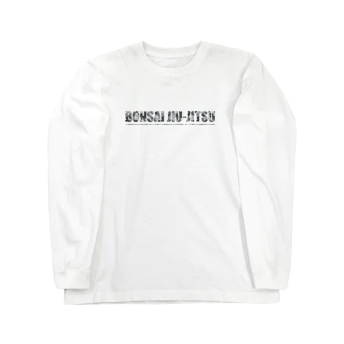 BONSAI柔術ロングTシャツ（グレーカモ/三角ロゴ） Long Sleeve T-Shirt