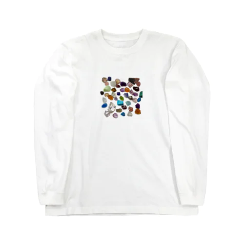 鉱物いっぱい Long Sleeve T-Shirt