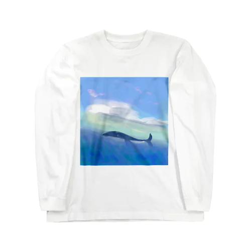 クジラ雲 ロングスリーブTシャツ