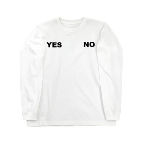 YES・NO Long Sleeve T-Shirt