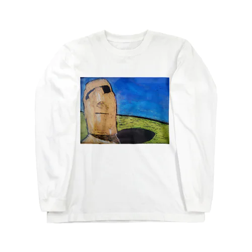 たそがれモアイ Long Sleeve T-Shirt