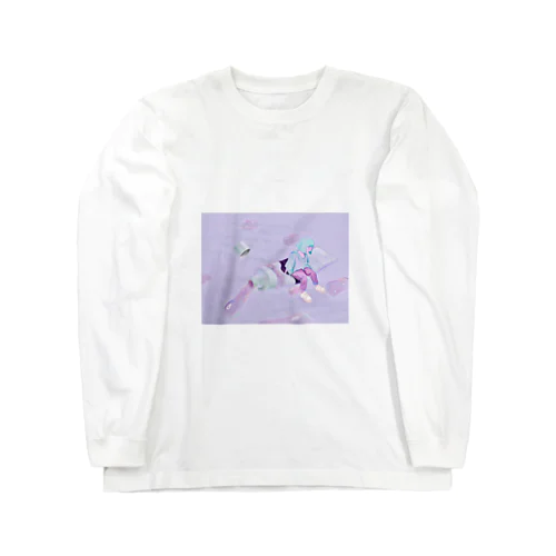 Nobukosan 絵の具 Long Sleeve T-Shirt