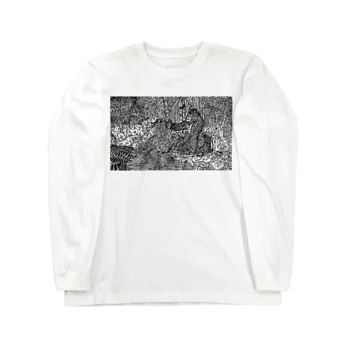 小鳥とゴリラ Long Sleeve T-Shirt