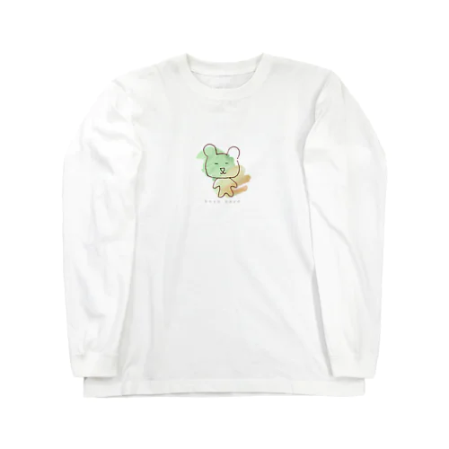 ぼやっくま｜アートペイント Long Sleeve T-Shirt