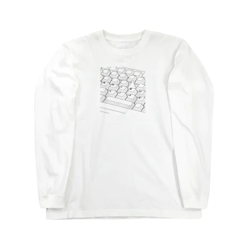 キーボードアヒルColor Long Sleeve T-Shirt