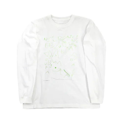 アルファベットお絵描き Long Sleeve T-Shirt