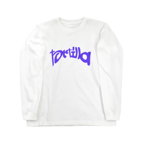 トルティーヤ tortilla 紫 ロングスリーブTシャツ