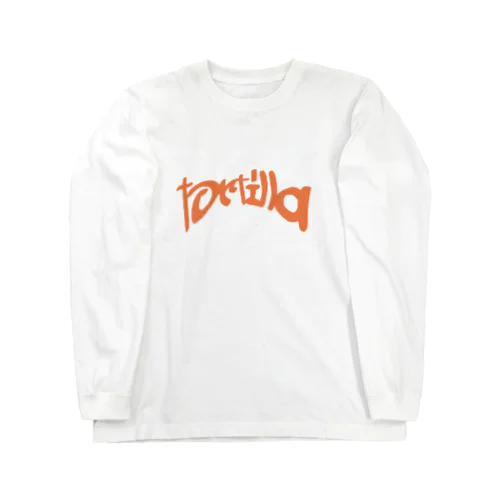 トルティーヤ tortilla オレンジ Long Sleeve T-Shirt