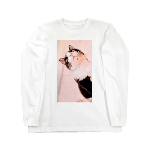 ハチワレ Long Sleeve T-Shirt