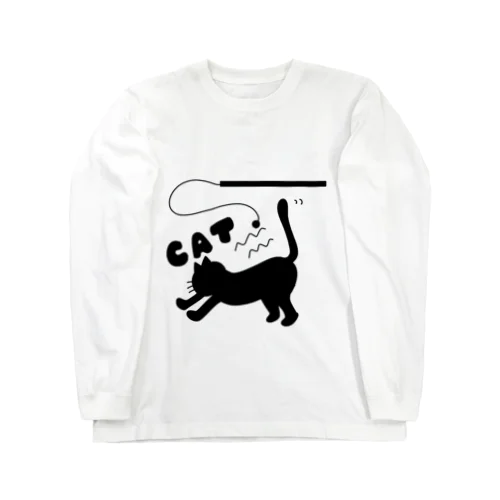 黒の世界（猫じゃらし） Long Sleeve T-Shirt