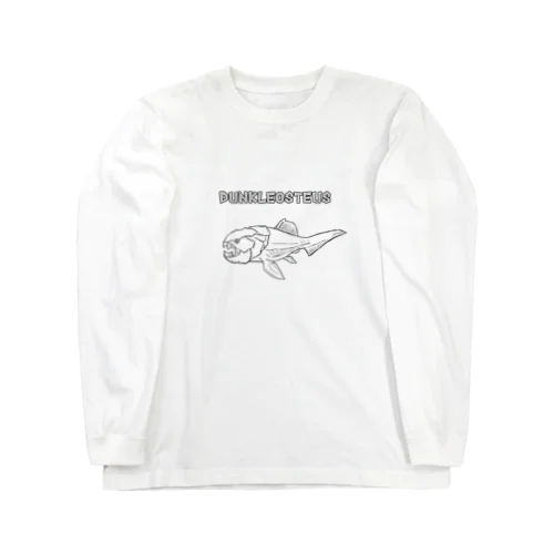 古代生物ダンクルオステウス Long Sleeve T-Shirt