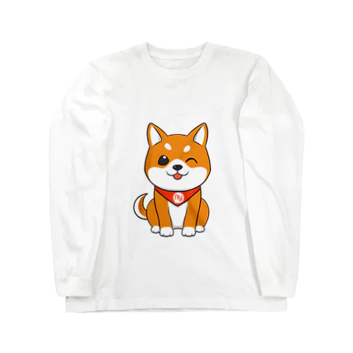 柴犬ウィンク Long Sleeve T-Shirt