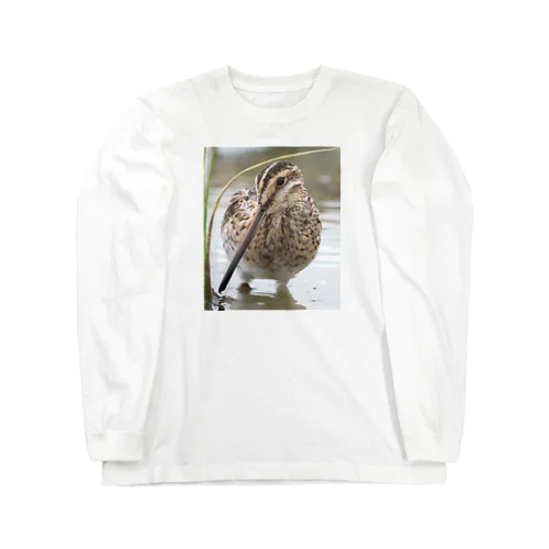 タシギ Long Sleeve T-Shirt