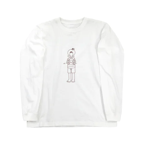 ダブルピース（わーちゃん） Long Sleeve T-Shirt