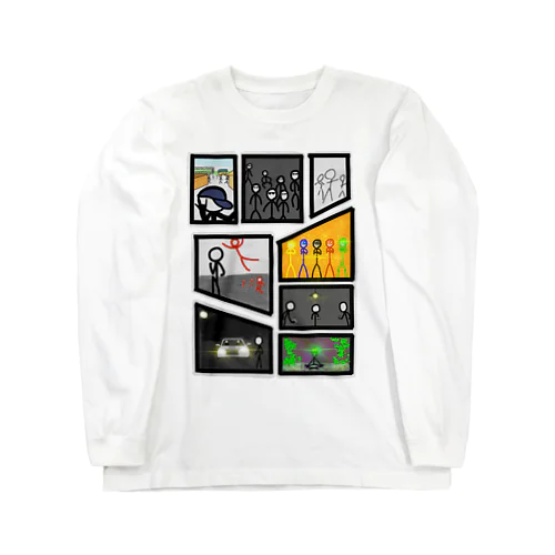 スティックマン・アソート Long Sleeve T-Shirt