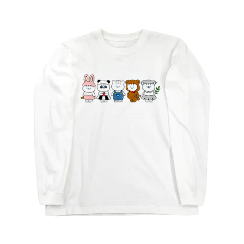 1着せ替え前髪猫 Long Sleeve T-Shirt