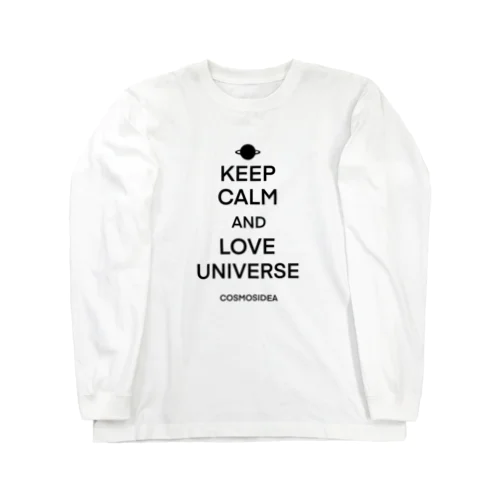 KEEP CALM AND LOVE UNIVERSE  ロングスリーブTシャツ