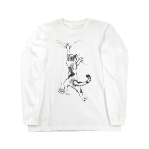 ひっつき猫 Long Sleeve T-Shirt