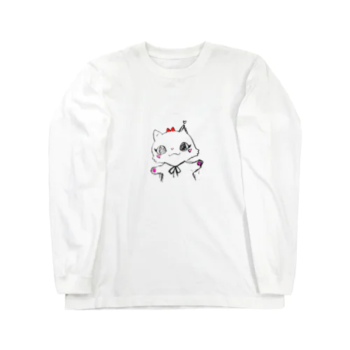 あみ猫 ロングスリーブTシャツ