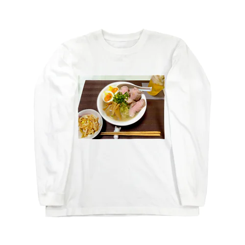 鶏白湯ラーメン Long Sleeve T-Shirt