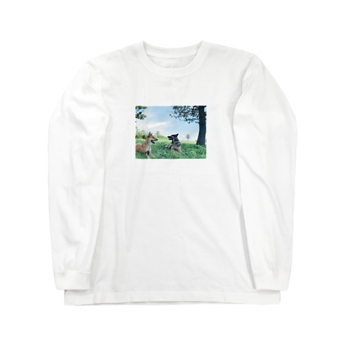原っぱりくちゃんたち　くすみカラー Long Sleeve T-Shirt