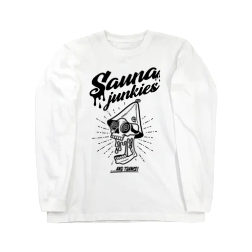 メルティー・スカル（黒プリント） Long Sleeve T-Shirt