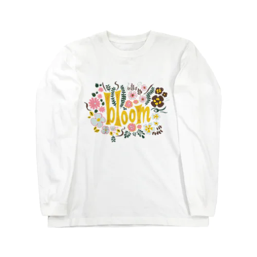 🌸 満開の花束（イエロー） ロングスリーブTシャツ