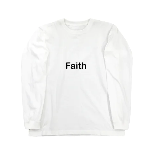 FaithロゴT ロングスリーブTシャツ