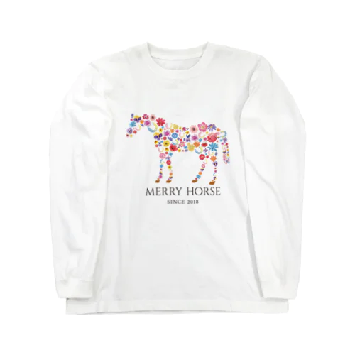 フラワーホース Long Sleeve T-Shirt