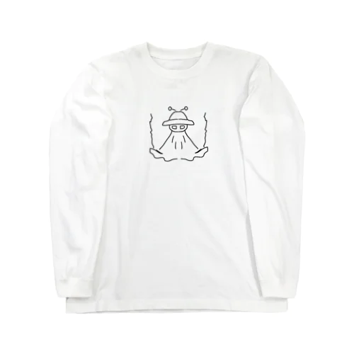 宇宙人か宇宙船　訪問 Long Sleeve T-Shirt