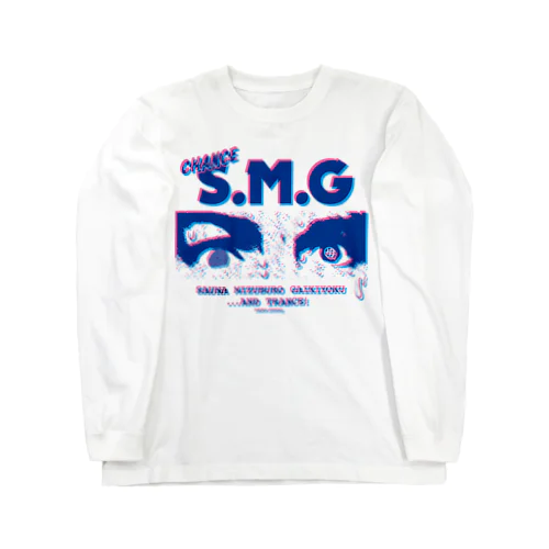 S.M.G/サウナ・水風呂・外気浴（トランスカラー/白） ロングスリーブTシャツ