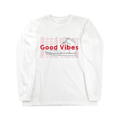 Good Vibes オモテウラ ロングスリーブTシャツ