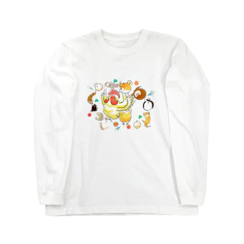 にわとりコケコッコー！ Long Sleeve T-Shirt