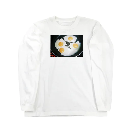 ビビンバに乗せる用の目玉焼き Long Sleeve T-Shirt