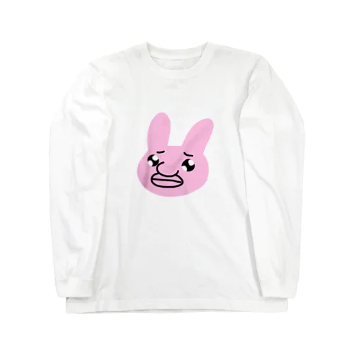 不細工なぴえんうさぎ Long Sleeve T-Shirt