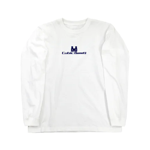 CubicBunny ネイビーロゴ Long Sleeve T-Shirt