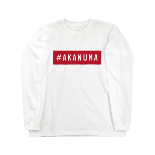 #AKANUMA  /  RED Long Sleeve T-Shirt