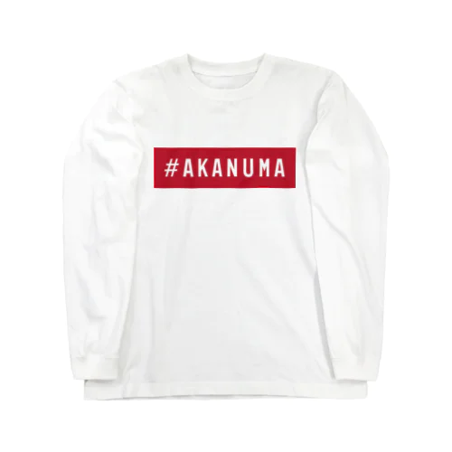 #AKANUMA  /  RED 롱 슬리브 티셔츠