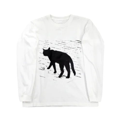 クールな黒猫 Long Sleeve T-Shirt