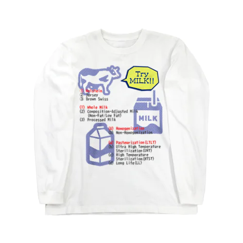 Try MILK!! ロングスリーブTシャツ