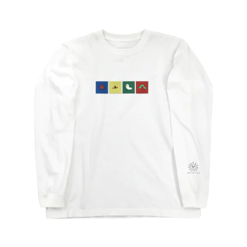 弱肉と太陽 (白) Long Sleeve T-Shirt